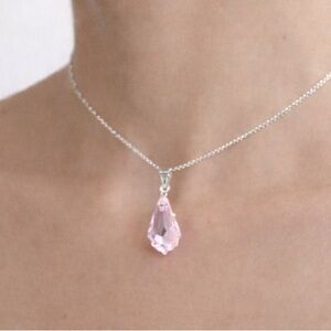 Swarovski Pink Crystal Pendant